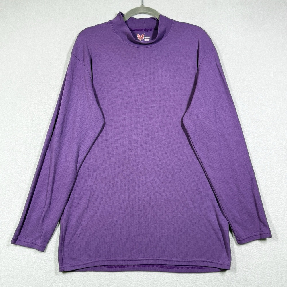 DRIFIRE FR Shirt Men Large Flight Deck Long Sleeve Jersey Flame Resistant Purple